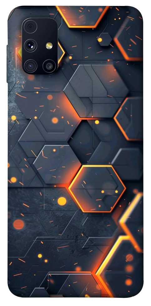 Чохол Burning hex pattern для Galaxy M31s