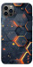 Чехол Burning hex pattern для iPhone 12 Pro