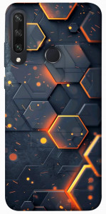 Чехол Burning hex pattern для Huawei Y6p