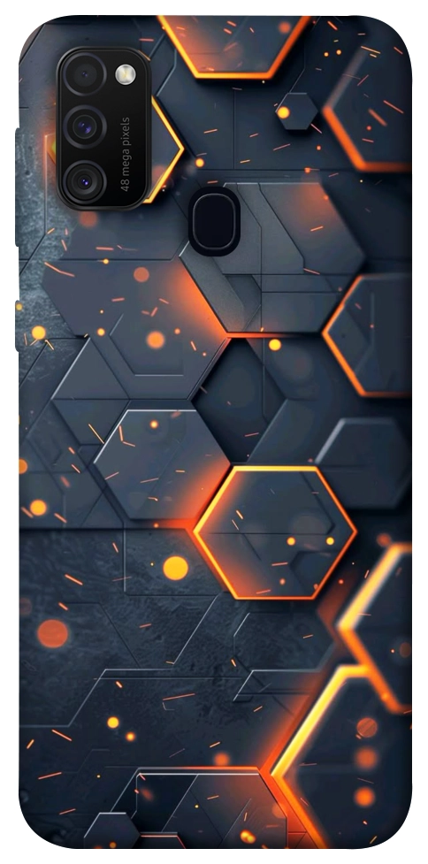 Чохол Burning hex pattern для Galaxy M30s