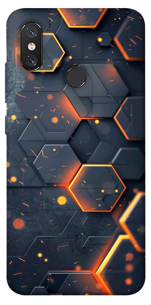 Чохол Burning hex pattern для Xiaomi Mi 8