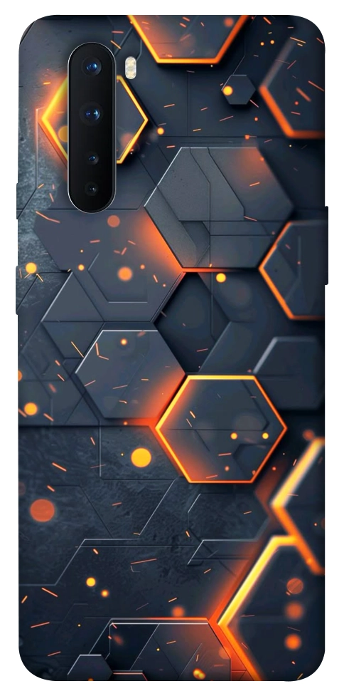 Чохол Burning hex pattern для OnePlus Nord