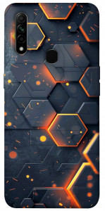 Чехол Burning hex pattern для Oppo A31