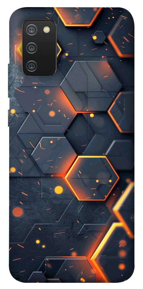 Чохол Burning hex pattern для Galaxy A02s