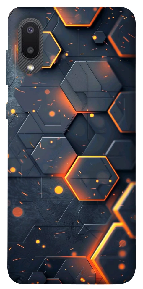 Чохол Burning hex pattern для Galaxy A02