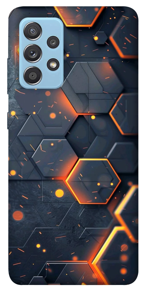 Чохол Burning hex pattern для Galaxy A52