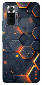 Чохол Burning hex pattern для Xiaomi Redmi Note 10 Pro