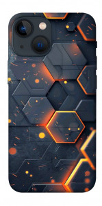 Чохол Burning hex pattern для iPhone 13 mini