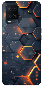 Чохол Burning hex pattern для Oppo A54 4G