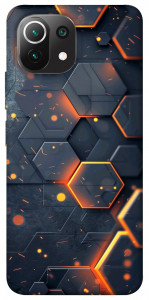 Чехол Burning hex pattern для Xiaomi Mi 11 Lite