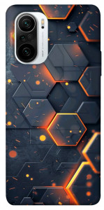 Чехол Burning hex pattern для Xiaomi Redmi K40 Pro