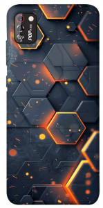 Чохол Burning hex pattern для TECNO POP 4 Pro