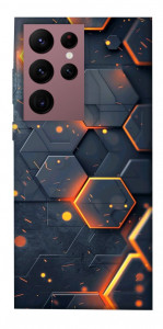 Чохол Burning hex pattern для Galaxy S22 Ultra