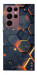 Чехол Burning hex pattern для Galaxy S22 Ultra