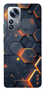 Чехол Burning hex pattern для Xiaomi 12X