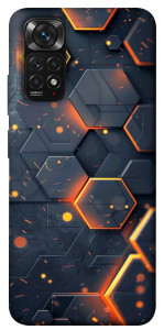 Чехол Burning hex pattern для Xiaomi Redmi Note 11S