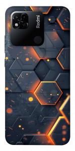 Чехол Burning hex pattern для Xiaomi Redmi 10A