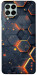 Чехол Burning hex pattern для Galaxy M53