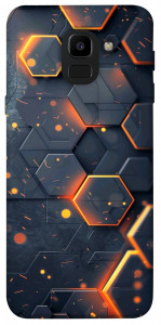 Чохол Burning hex pattern для Galaxy J6 (2018)