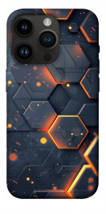 Чохол Burning hex pattern для iPhone 14 Pro