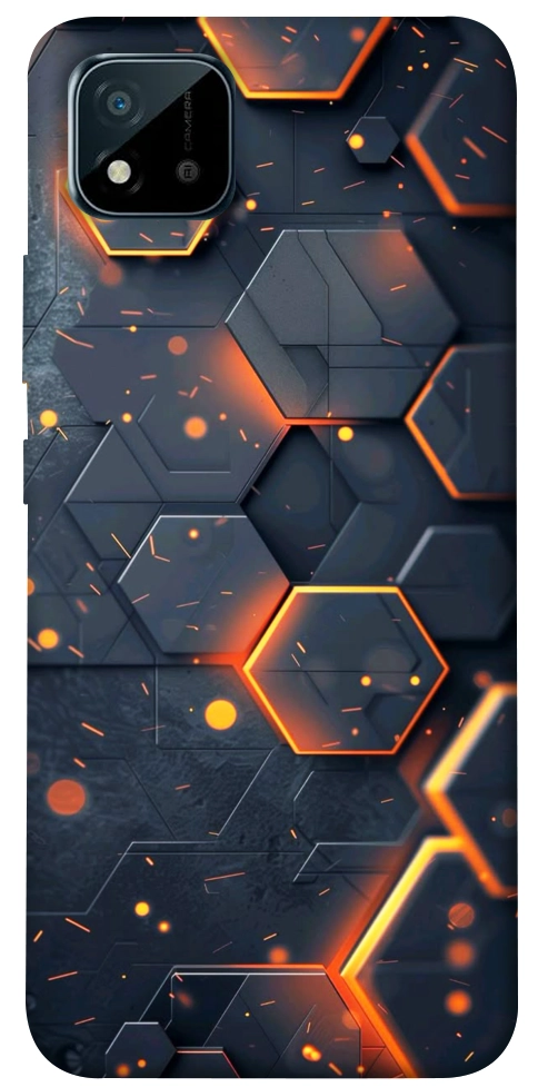 Чохол Burning hex pattern для Realme C20