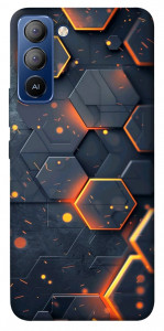 Чехол Burning hex pattern для TECNO Pop 5 LTE