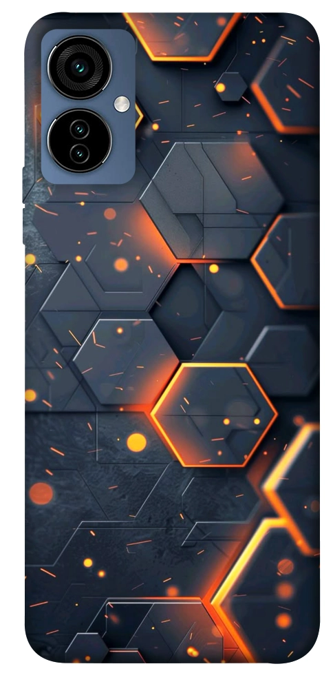 Чехол Burning hex pattern для TECNO Camon 19 Neo