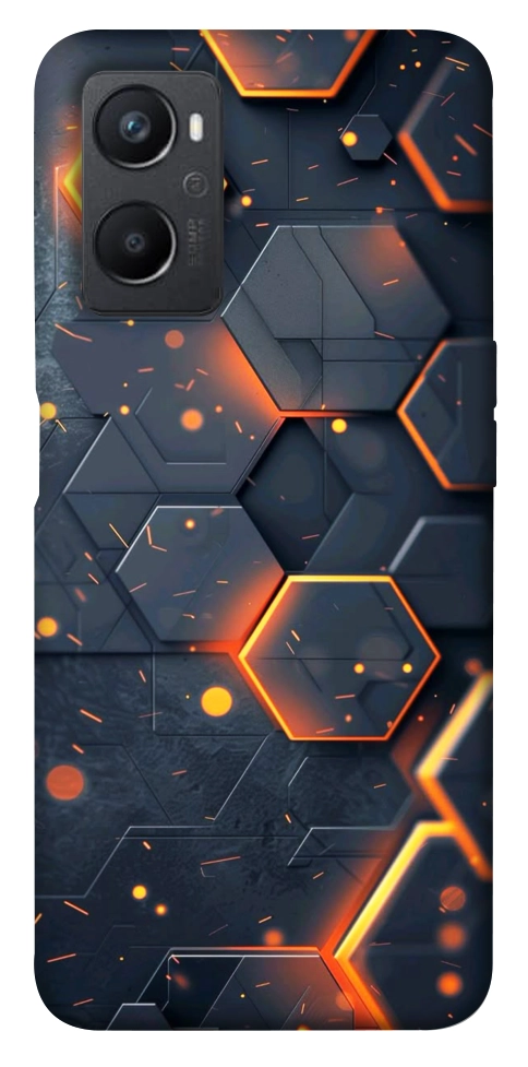 Чохол Burning hex pattern для Oppo A96