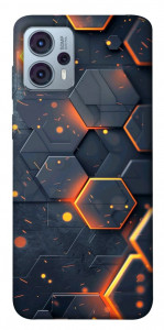 Чохол Burning hex pattern для Motorola Moto G23