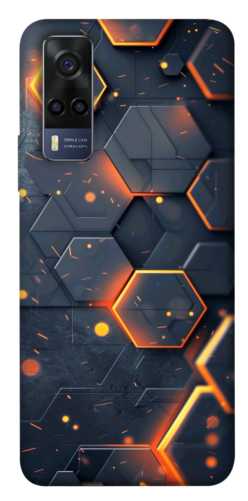 Чохол Burning hex pattern для Vivo Y53s