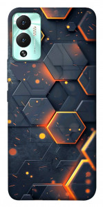 Чехол Burning hex pattern для Infinix Hot 12 Play