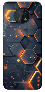 Чехол Burning hex pattern для Nokia G50