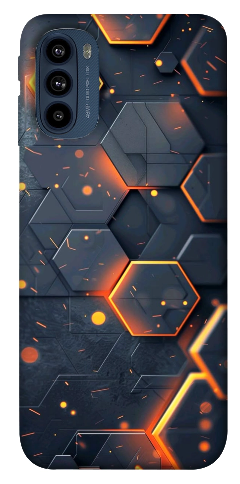 Чохол Burning hex pattern для Motorola Moto G41