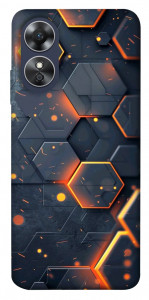 Чохол Burning hex pattern для Oppo A17