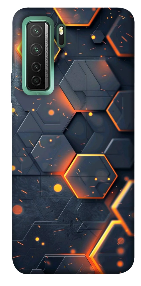 Чохол Burning hex pattern для Huawei nova 7 SE