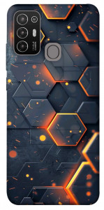 Чохол Burning hex pattern для ZTE Blade A52