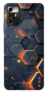 Чехол Burning hex pattern для ZTE Blade A72