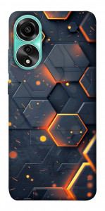 Чохол Burning hex pattern для Oppo A78 4G