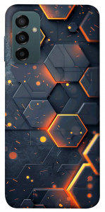 Чехол Burning hex pattern для Galaxy M34 5G