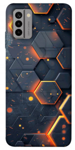 Чехол Burning hex pattern для Nokia G22