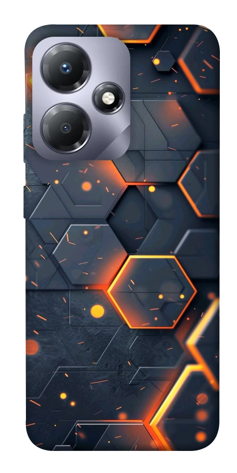 Чохол Burning hex pattern для Infinix Hot 30i