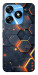 Чохол Burning hex pattern для TECNO Spark 10