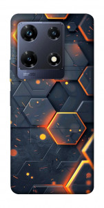 Чехол Burning hex pattern для Infinix Note 30 Pro NFC