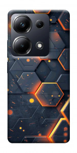 Чехол Burning hex pattern для Xiaomi Poco M6