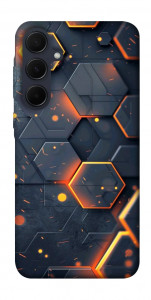 Чехол Burning hex pattern для Galaxy A35