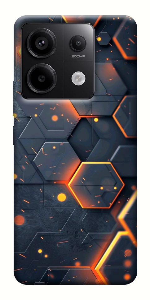 Чохол Burning hex pattern для Xiaomi Redmi Note 13 Pro 4G