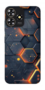 Чохол Burning hex pattern для ZTE Blade A73 4G