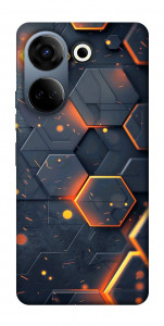 Чохол Burning hex pattern для TECNO Camon 20 Pro (CK7n)