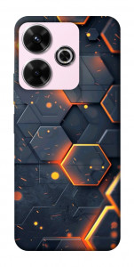 Чехол Burning hex pattern для Xiaomi Redmi 13 4G