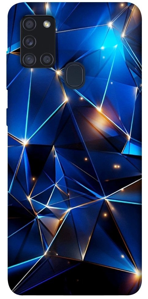 Чехол Abstract purple pattern для Galaxy A21s (2020)